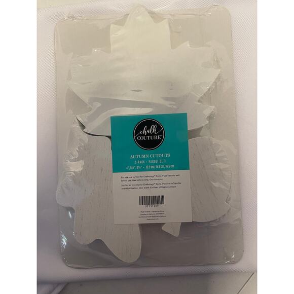 Chalk Couture New 3‎ Piece Wood Surface  Autumn Cutouts - Picture 6 of 7